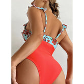 Monokini con volantes Kenzie